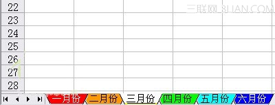 excel2007如何快速切換工作表