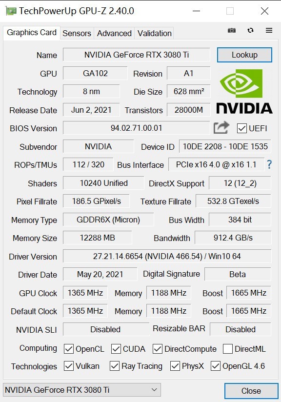 NVIDIA RTX 3080 Ti顯卡怎么樣 NVIDIA RTX 3080 Ti顯卡全面評測