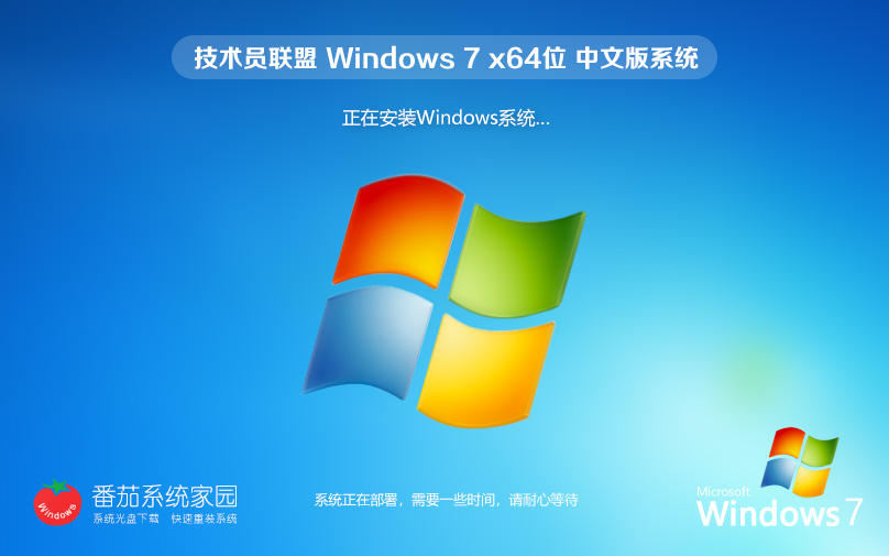 技術員聯盟Windows7 64位技術專業(yè)版 永久激活 官網鏡像下載