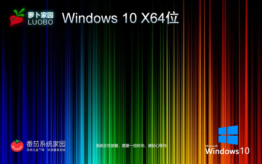 windows10專業(yè)版下載 蘿卜家園x64位 免激活工具 GHOST鏡像下載