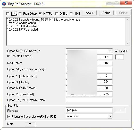 Tiny PXE Server(pxe服務(wù)器軟件)