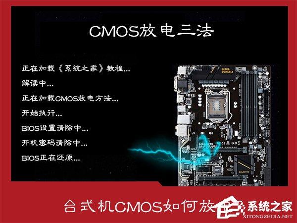 CMOS放電有什么作用？臺(tái)式機(jī)CMOS放電三種方法圖解